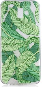 Etui Slim Art SAMSUNG J6+ J6 PLUS zielone liście 2