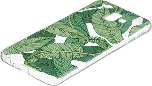Etui Slim Art SAMSUNG J6+ J6 PLUS zielone liście 3