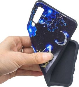 Etui Slim Art SAMSUNG A7 2018 niebieski motyl 4
