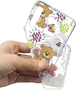 Etui Slim Art SAMSUNG A7 2018 brązowy miś 4