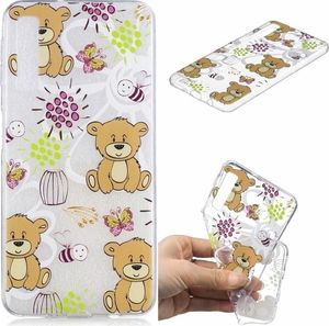 Etui Slim Art SAMSUNG A7 2018 brązowy miś 5