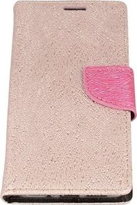 Etui portfel Fancy SAMSUNG XCOVER 4 różowe Shine G390 4