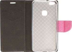 Etui portfel Fancy SAMSUNG XCOVER 4 różowe Shine G390 5