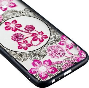 Etui Slim Art SAMSUNG J6+ J6 PLUS różowy kwiat 2