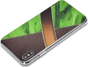 Etui Slim Art IPHONE XS MAX pattern printing kawowo-zielony 3