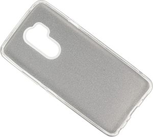 Etui Glitter LG G7 srebrne 3