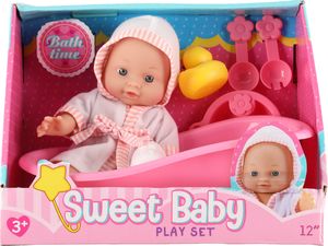 Baby Adore Lalka Sweet Baby Doll różowa 30cm 1