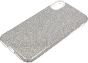 Etui Glitter IPHONE XR srebrne 4