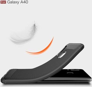 Etui Carbon SAMSUNG GALAXY A40 czarne 2