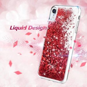 Etui SAMSUNG GALAXY A70 Liquid plecki brokatowe czerwone 5