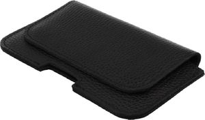 Kabura do paska LG G3 / IPHONE X / HUAWEI P8 / SAMSUNG GALAXY A40 Skórzana Etui czarne 3