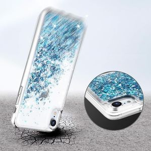 Etui SAMSUNG GALAXY A70 Liquid plecki brokatowe niebieskie 3