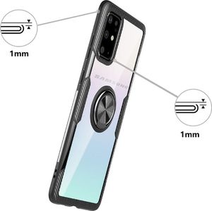 Etui SAMSUNG GALAXY S10 LITE Carbon Ring Pancerne czarne 5