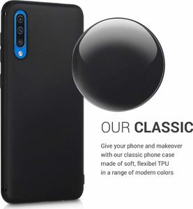 Etui SAMSUNG GALAXY A40 Silicone case elastyczne silikonowe czarne 4