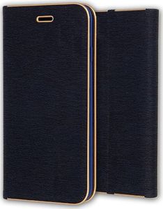 Etui SAMSUNG GALAXY S10E portfel z klapką skóra ekologiczna Flip Venus granatowe 3