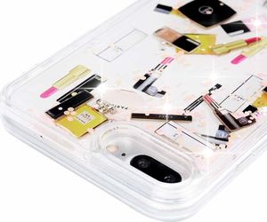 Etui SAMSUNG GALAXY A70 Liquid Make Up Brokat różowe 4