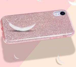 Etui Brokat Glitter SONY XPERIA 10 różowe 5