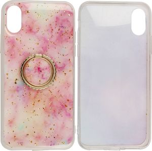 Etui IPHONE 11 PRO Marble Ring jasny róż 3