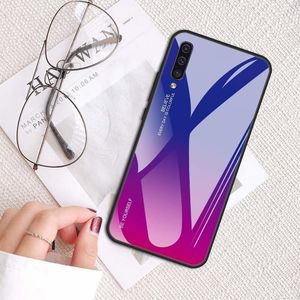 Etui HUAWEI Y5 2019 Szklane Glass Case Gradient niebiesko-różowe 4