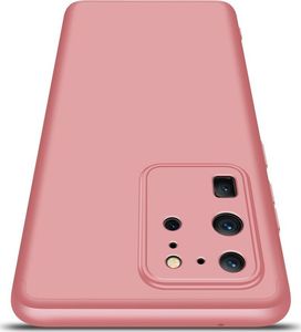 GKK GKK 360 Protection Case etui na całą obudowę przód + tył Samsung Galaxy S20 Ultra różowy 4