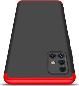 GKK GKK 360 Protection Case etui na całą obudowę przód + tył Samsung Galaxy A51 czarno-czerwony 2