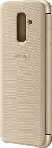 Samsung Samsung Wallet Cover etui kabura bookcase z kieszonką na kartę Samsung Galaxy A6 Plus (2018) A605 złoty (EF-WA605CFEGWW) 4