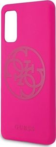 Guess Guess GUHCS62LS4GFU S20 G980 fuksja/fuchsia hard case Silicone 4G Tone On Tone 3