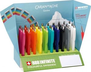 Caran d`Arche Display długopisów CARAN D'ACHE 888 Infinite, 30szt., mix kolorów 1