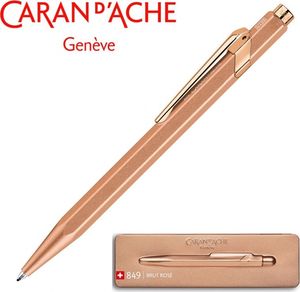 Caran d`Arche Długopis CARAN D'ACHE 849 Brut Rose, M, w pudełku, różowe złoto 3