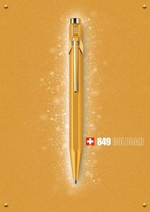 Caran d`Arche Długopis CARAN D'ACHE 849 Goldbar, M, w pudełku, złoty 5