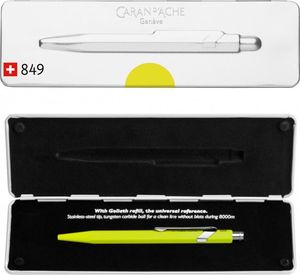 Caran d`Arche Długopis CARAN D'ACHE 849 Pop Line Fluo, M, w pudełku, żółty 4