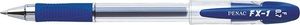 Penac Długopis żelowy PENAC FX1 0,7mm, niebieski 1