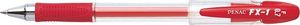 Penac Długopis żelowy PENAC FX1 0,7mm, czerwony 1