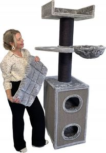 RHR Concepyts BV Maine Coon Tower drapak dla kota szaro-czarny 1