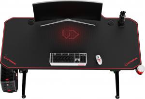 Biurko Ultradesk Level Czerwone 140 cmx60 cm 2