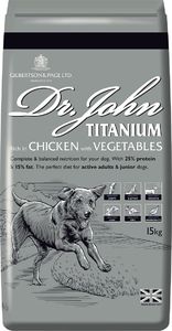 GILBERTSON&PAGE Dr John Titanium Rich in Chicken with Vegetables 15 kg 1
