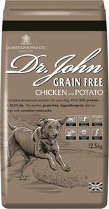 GILBERTSON&PAGE Dr John Grain Free Chicken Potato 6 kg (3 x 2 kg) 1