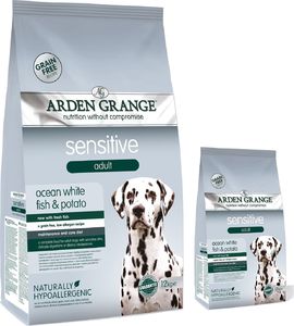 ARDEN GRANGE Arden Grange Grain Free Adult Sensitive 12 kg + 2 kg 1