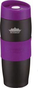 Peterhof KUBEK TERMICZNY QUICK STOPPER BLACK 400ml PETERHOF [PH-12419] (FIOLETOWY) 1