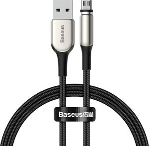 Kabel USB Baseus USB-A - microUSB 1 m Czarny (CAMXC-H01) 1