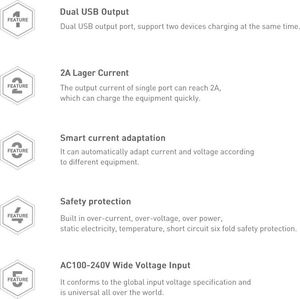 Ładowarka Baseus CCFS-S02 2x USB-A 2.1 A (56473-uniw) 14