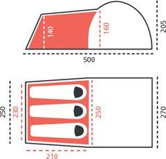Namiot turystyczny Grand Canyon Atlanta 3 15