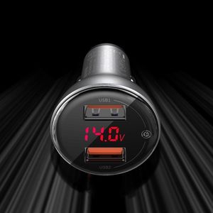 Ładowarka Baseus Digital Display 2x USB-A 5 A  (TZCCBX-B0G) 12