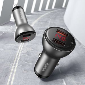 Ładowarka Baseus Digital Display 2x USB-A 5 A  (TZCCBX-B0G) 7