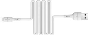 Kabel USB Borofone USB-A - Lightning 1 m Biały (73078) 2