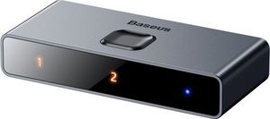 Baseus Switcher Matrix HDMI - 2x HDMI 4K / 30 Hz szary (CAHUB-BC0G) 4