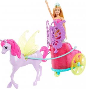 Lalka Barbie Mattel Dreamtopia - Rydwan z pegazem (GJK53) 2