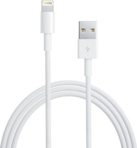 Kabel USB Apple USB-A - Lightning 1 m Biały 1