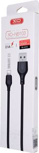 Kabel USB XO USB-A - Lightning 2 m Czarny (GSM094465) 2