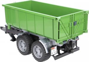 Bruder Przyczepa z kontenerem typu hakowiec do traktorów zielona (02035) 2